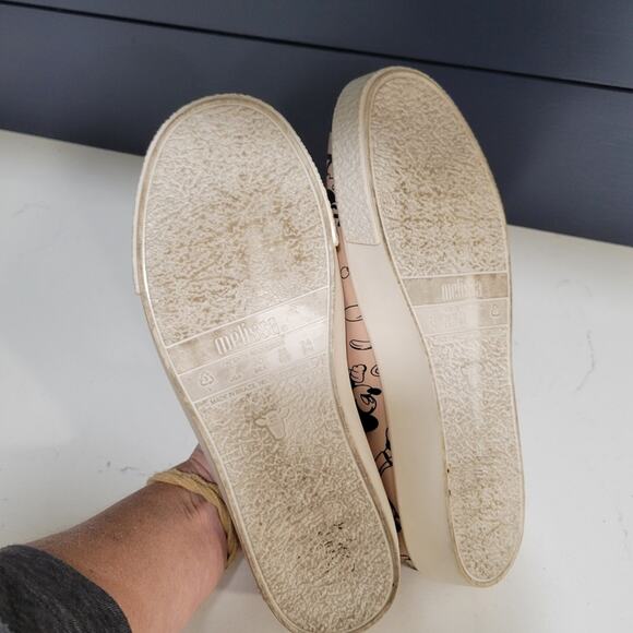 Melissa + Mickey Mouse Minnie Mouse Slip On pink Disney Sneaker Size 7 - Picture 11 of 14